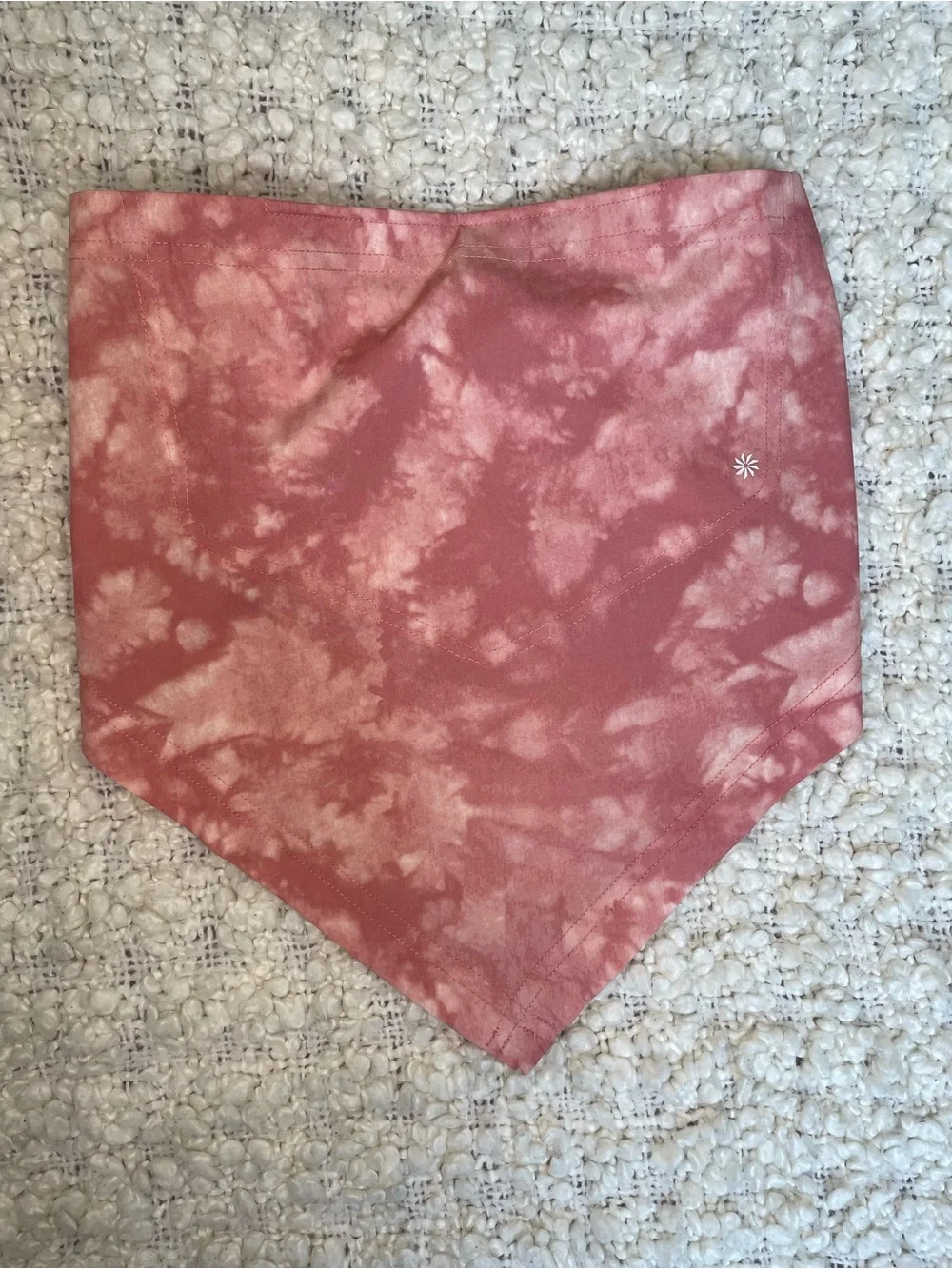 Athleta Pink Tie-Dye Face Mask Bandana